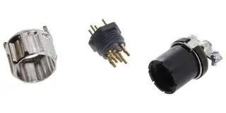 CIRCULAR CONNECTOR, PLUG, 5 POSITION, PANEL 126-217