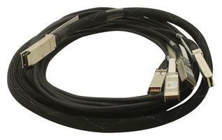 CABLE ASSY, QSFP PLUG-4 X SFP PLUG, 3M 2053453-4