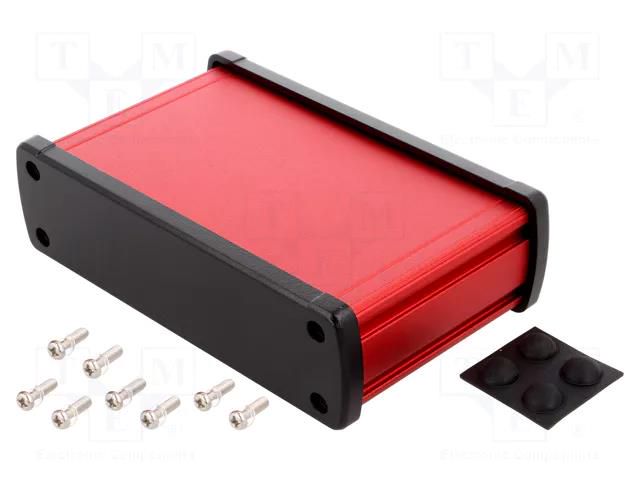 Enclosure: multipurpose; X: 146.6mm; Y: 89mm; Z: 41.6mm; aluminium GAINTA ALUG706RD080