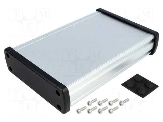 Enclosure: multipurpose; X: 113.7mm; Y: 169mm; Z: 35.2mm; aluminium GAINTA ALUG704SR160