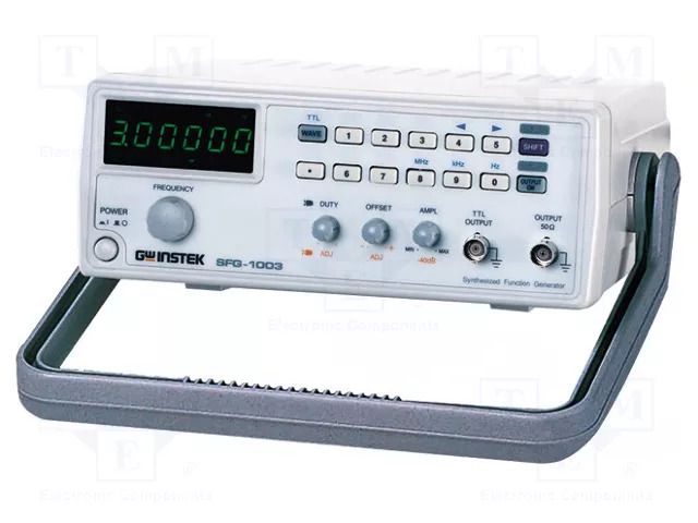 Laboratory generator: function; 3MHz; LED; 6 digits; Ch: 1 GW INSTEK SFG-1003