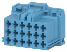 AUTOMOTIVE HOUSING, RCPT, 18POS 6-968974-1