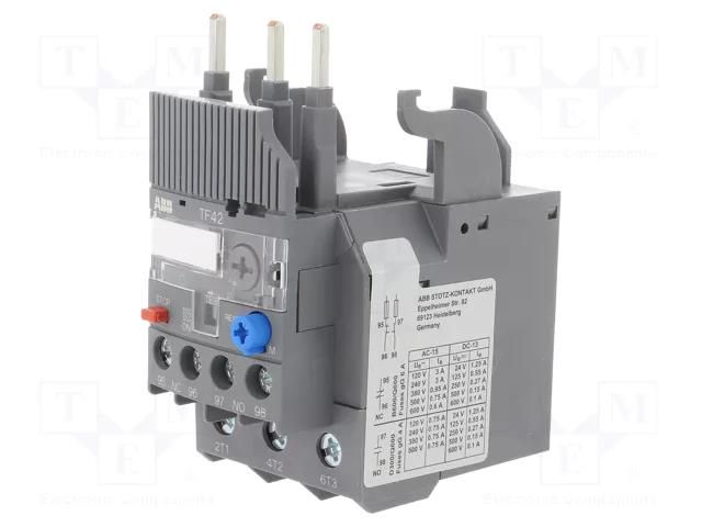 Thermal relay; Leads: screw terminals; 20÷24A; AF ABB TF42-24