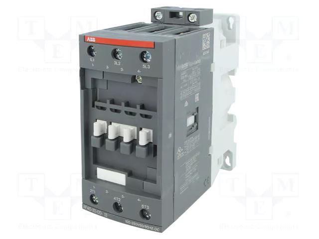 Contactor: 3-pole; NO x3; 100÷250VAC,100÷250VDC; 40A; AF; -25÷60°C ABB AF40-30-00-13