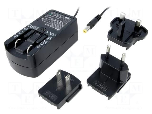 Power supply: switching; mains,plug-in; 24VDC; 1A; 24W; straight SUNNY SYS1541-2424