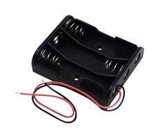 BATTERY HOLDER, 3 X AA, WIRE LEADS BH3AAW