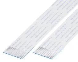 CABLE ASSY, FFC/FPC, 14POS, 1MM, WHT 10-14-A-0050-C-4-08-4-T