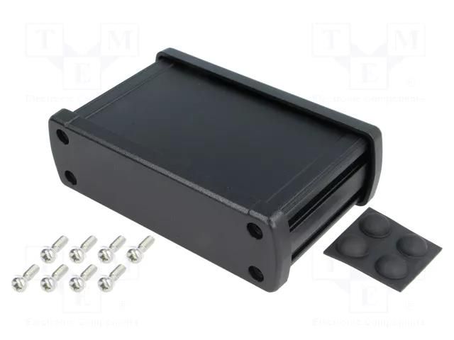 Enclosure: multipurpose; X: 113.7mm; Y: 69mm; Z: 35.2mm; aluminium GAINTA ALUG704BK060