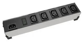 PWR DISTRIBUTION UNIT, 2.13", 230V, 10A 1581H8