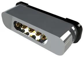 MAGNETIC CONN, PLUG, 4POS, 12V, 2A 685G0524P50110E