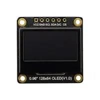 OLED DISPLAY MOD, 0.96" 128X64, I2C/SPI DFR0650