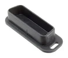 DUST CAP, 25POS, BLACK, SOCKET CONNECTOR 160X10469X