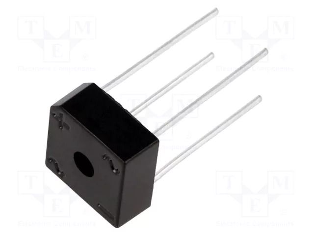 Bridge rectifier: single-phase; Urmax: 200V; Ufmax: 1.1V; If: 6A DC COMPONENTS GBPC602-DC