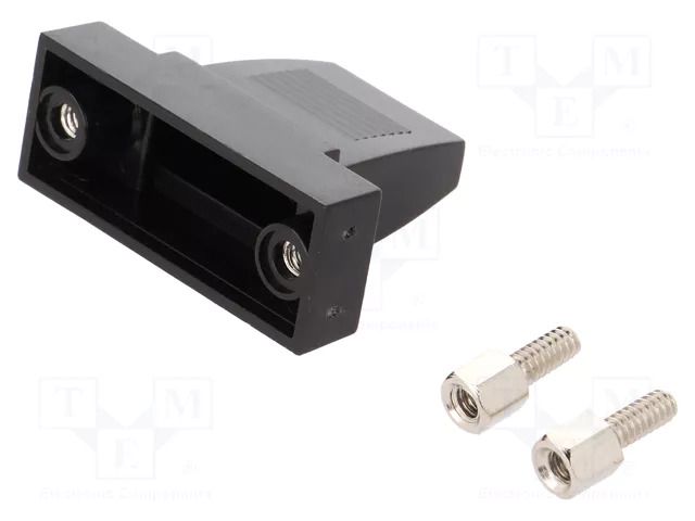 Enclosure for connectors: D-Sub; straight; UNC 4-40 ENCITECH DFCC09-P-K
