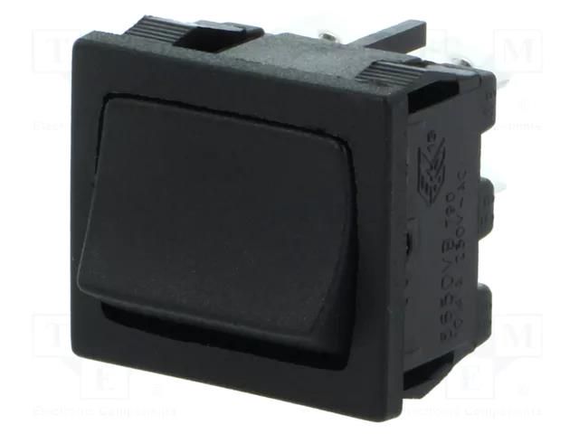 ROCKER; DPST; Pos: 2; ON-OFF; 10A/250VAC; 10A/28VDC; black; none BULGIN AE-H8650VBAAC