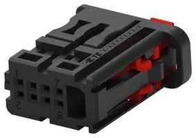 AUTOMOTIVE HOUSING, RCPT, 8POS, 3A 2312108-1