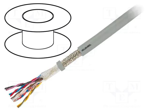 Wire: control cable; SUPER-PAAR-TRONIC-340-C-PUR; 3x2x0.75mm2 HELUKABEL SPT340CP-3X2X0.75