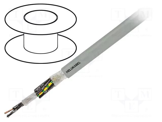 Wire: control cable; MULTIFLEX 512®-PUR; 5G1.5mm2; PUR; grey; Cu HELUKABEL MF512-PUR5G1.5