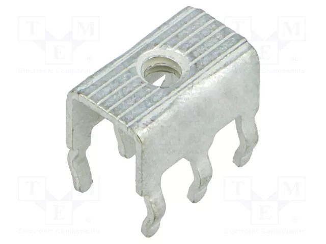 Terminal: screw terminal; THT,screw terminal; silver; 7x5mm KEYSTONE KEYS8197