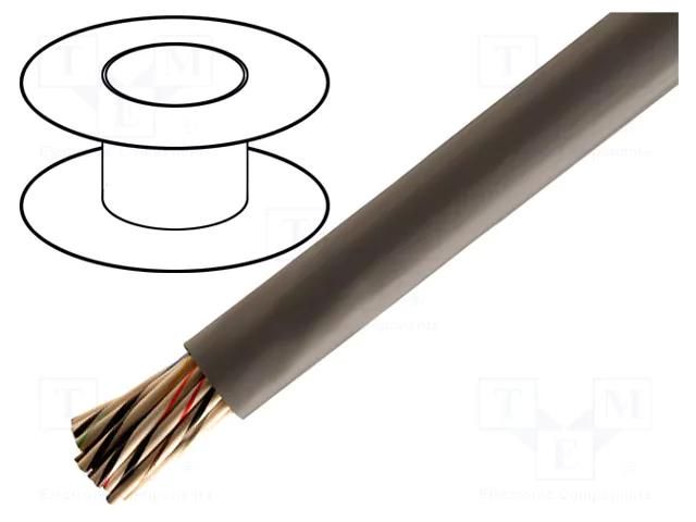 Wire; Alpha Essential C&C; 4x20AWG; shielded,Al-PET foil; PVC ALPHA WIRE 2414C-SL005