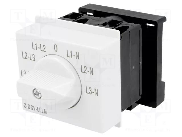 Module: rotary switch; 250VAC; 20A; IP20; for DIN rail mounting EATON ELECTRIC Z-DSV-LLLN