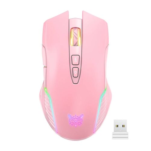 ONIKUMA CW905 Pink 2.4G Wireless Gaming Mouse, ONIKUMA CW905 2.4G pink