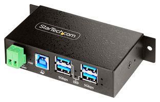 USB HUB, 4 PORT, MAINS POWERED 5G4AINDRM-USB-A-HUB