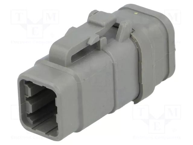 Connector: wire-wire; plug; female; DTM; PIN: 6; IP68; for cable DEUTSCH DTM06-6S-E007