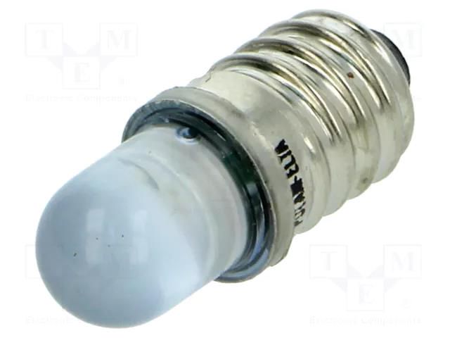 LED lamp; blue; E10; 12VDC; 12VAC POLAM-ELTA LB-E10-12AC/DC
