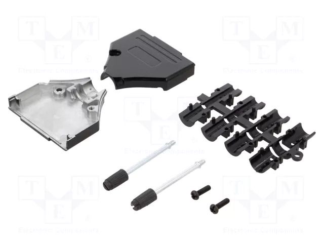 Enclosure for connectors: D-Sub; D-Sub 25pin,D-Sub HD 44pin MH CONNECTORS DTZK25BKRAPCBK-K