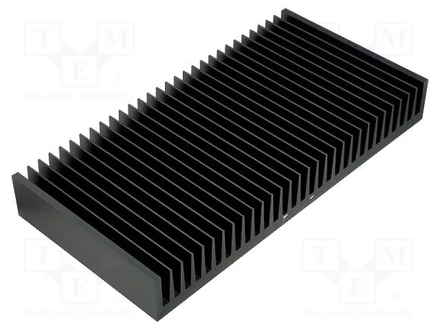 Heatsink: extruded; grilled; black; L: 150mm; W: 300mm; H: 40mm FISCHER ELEKTRONIK SK56/150/SA