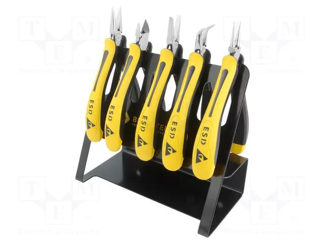 Kit: pliers; ESD; 6pcs. BERNSTEIN BRN-3-650V