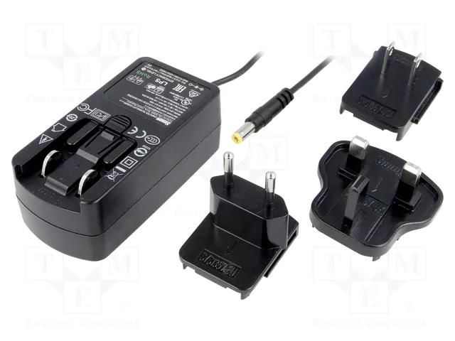 Power supply: switching; mains,plug-in; 9VDC; 2A; 18W; Out: 5,5/2,1 SUNNY SYS1541-1809