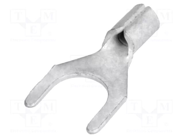 Tip: fork; M6; 0.25÷1.5mm2; crimped; for cable; non-insulated BM GROUP BM01132