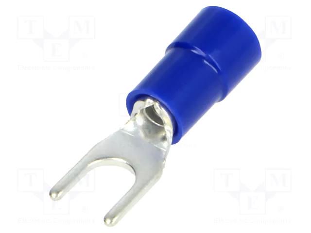 Tip: fork; M4; Ø: 4.2mm; 1.5÷2.5mm2; crimped; for cable; insulated BM GROUP BM00220