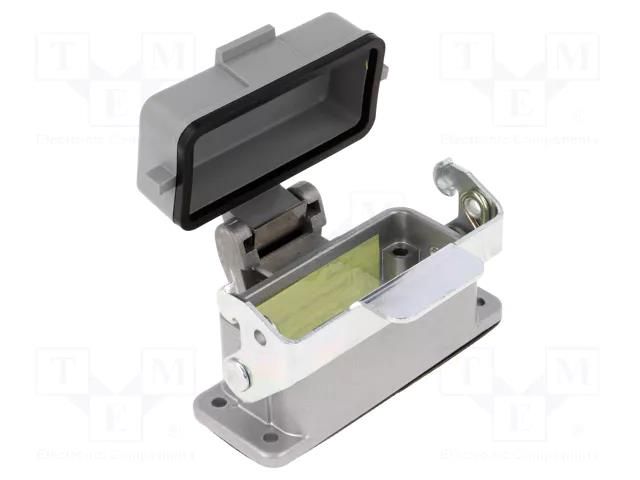 Enclosure for connectors: HDC; size A10; with latch; with cover AMPHENOL C146-10F0150032