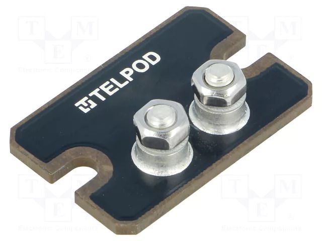 Resistor: thick film; screw; 1.6kΩ; 100W; ±5%; RTS; 2.5kV; 38x25x2mm TELPOD RTS-01-100-1K6