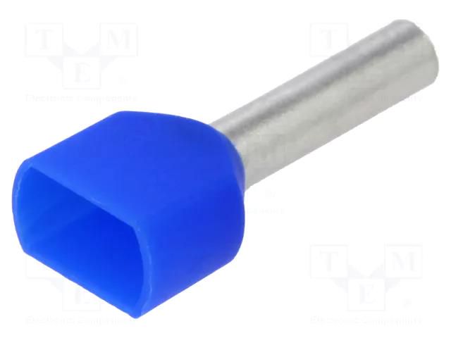 Tip: bootlace ferrule; insulated,double; copper; 2.5mm2; 13mm BM GROUP BM00559