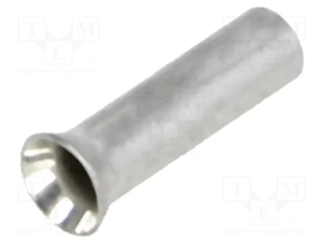 Tip: bootlace ferrule; non-insulated; copper; 0.75mm2; 6mm; tinned BM GROUP BM01502