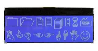 LCD MODULE, 240 X 64P, COG, 3V MCCOG240064A16W-BNMLW