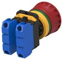 E-STOP SWITCH, DPST-NO, 10A, 24VAC PBES22N20R