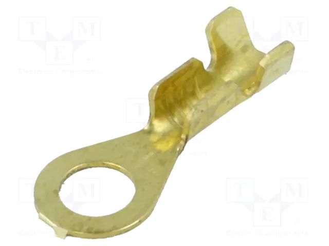 Tip: ring; M4; 0.5÷1mm2; crimped; for cable; non-insulated; brass BM GROUP BM92104