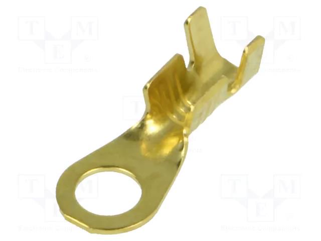 Tip: ring; M4; 1÷2.5mm2; crimped; for cable; non-insulated; brass BM GROUP BM91204