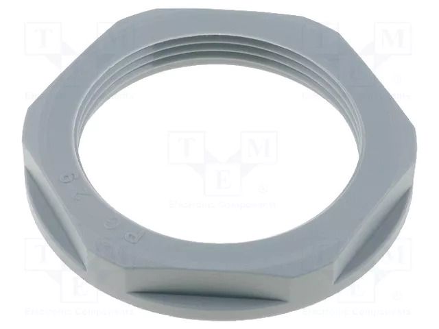 Nut; PG29; polyamide; UL94V-2; 46mm; grey; Thread: PG; with flange LAPP SKINTOP-NPG29G