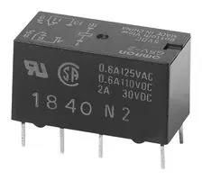 SIGNAL RELAY, DPDT, 2A, 125V G5V-2-DC3