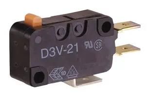 MICROSWITCH, SPDT, 16A, 250V, 1.96N D3V-16G-1C25