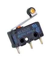 MICROSWITCH, SPDT, 10.1A, 250V, 0.49N SS-10GL2D