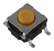 TACTILE SW, SPST-NO, 0.05A, 24VDC, 226GF B3S-1002