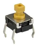 TACTILE SW, SPST-NO, 0.05A, 24VDC, 230GF B3W-1052