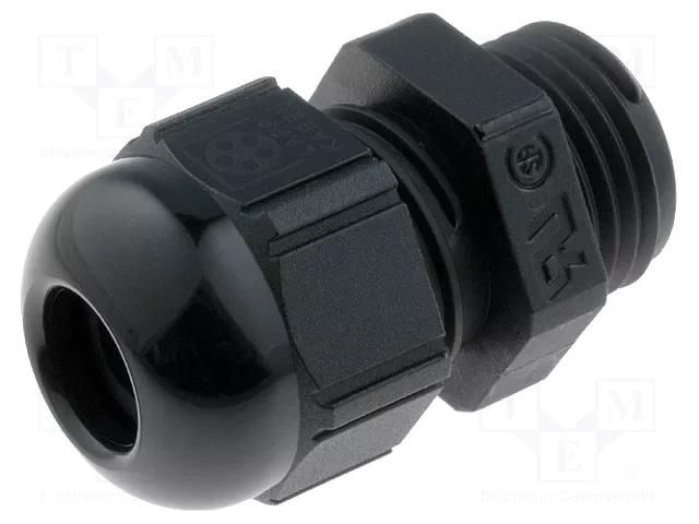 Cable gland; PG9; IP68; polyamide; black; UL94V-2; SKINTOP® LAPP SKINTOP-PG9B